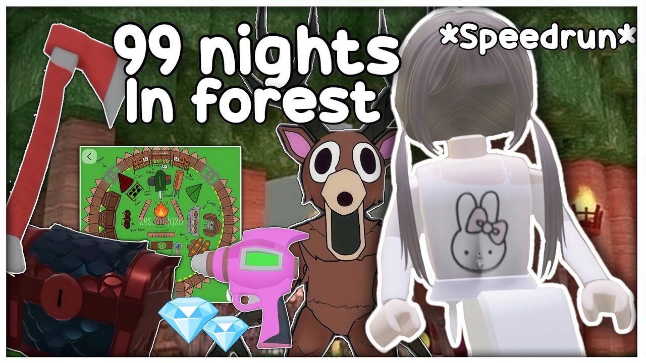 99 NIGHTS IN TH FOREST GAMEPLAY *SPEEDRUN* #gaming #tocagohar