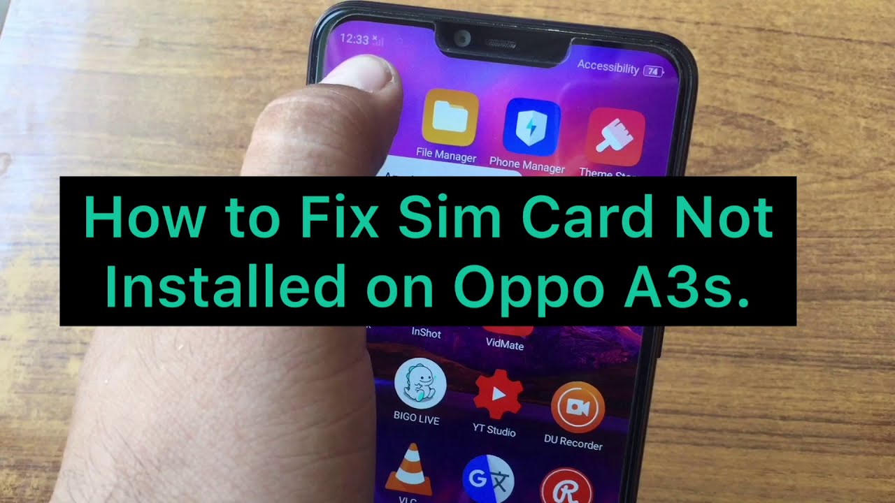 How to Fix Oppo A3s SIM Card issues