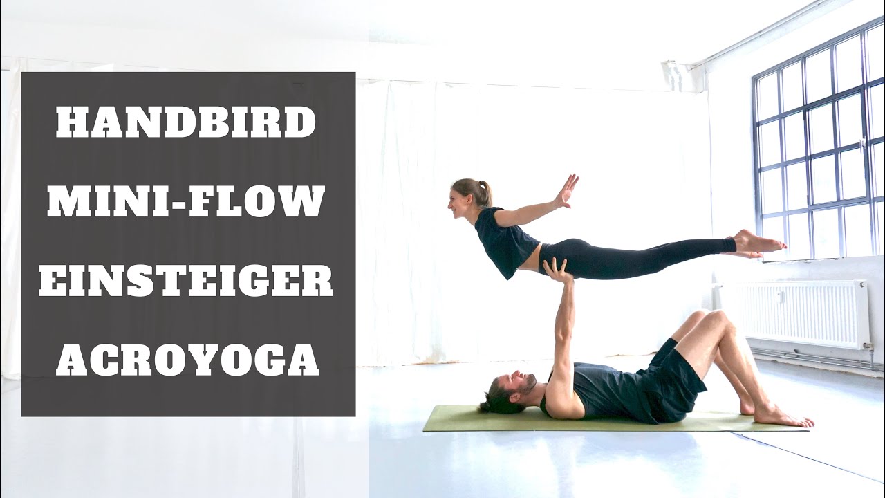 Handbird Mini Flow für Einsteiger - AcroYoga Tutorial (deutsch / english subtitled)