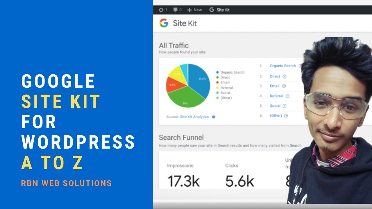 Google Site Kit for WordPress-A to Z by Rbn Web Solutions I WordPress Tutorials
