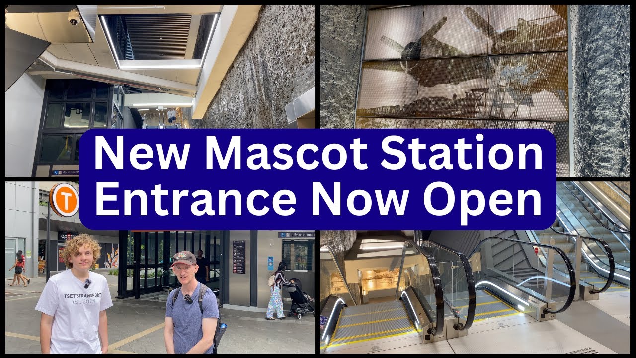 Mascot Station Upgrade - Brand New Entrance and Station Tour with Elliot from @tsetstransport