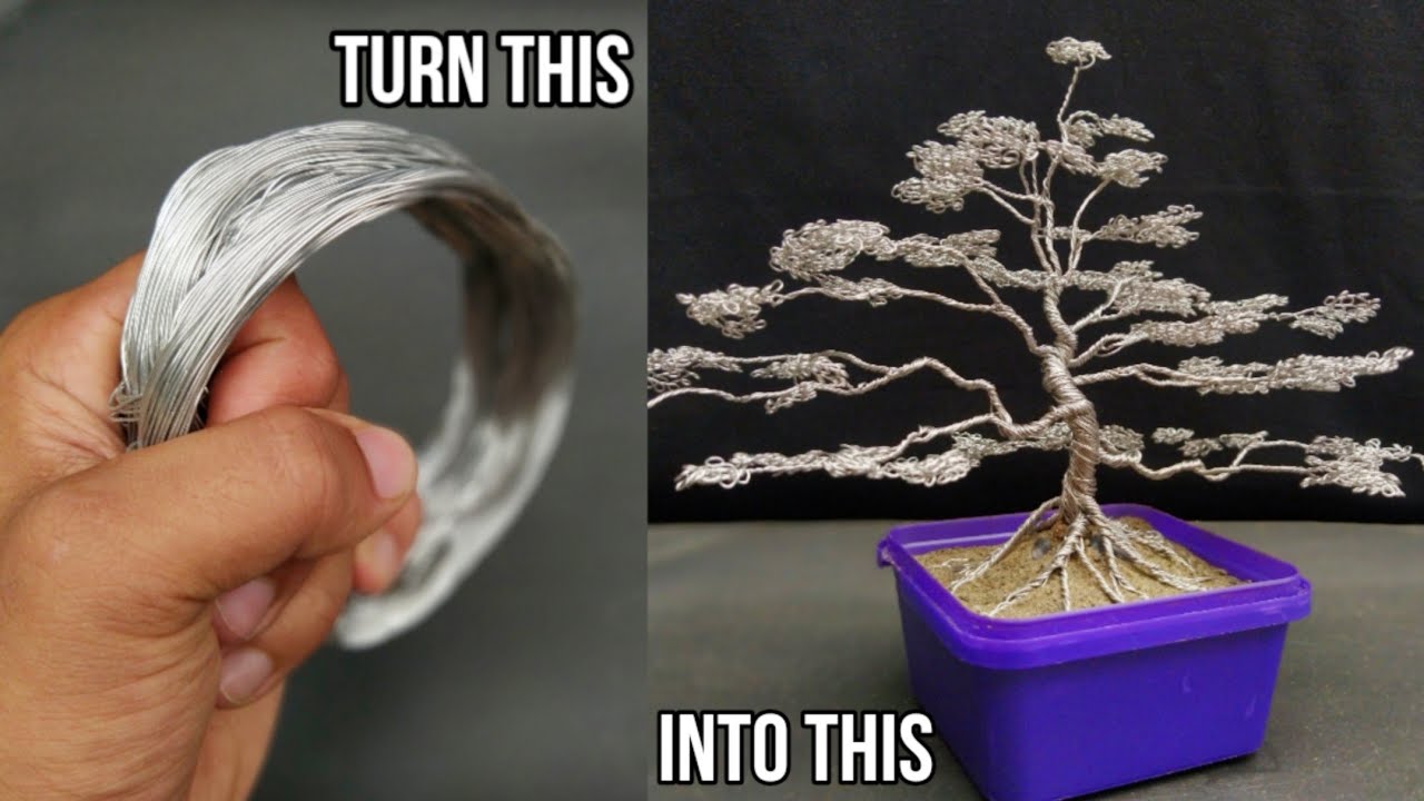 How to make bonsai using an old metal wire| Art of bonsai using wire | Bonsai | Home Decor