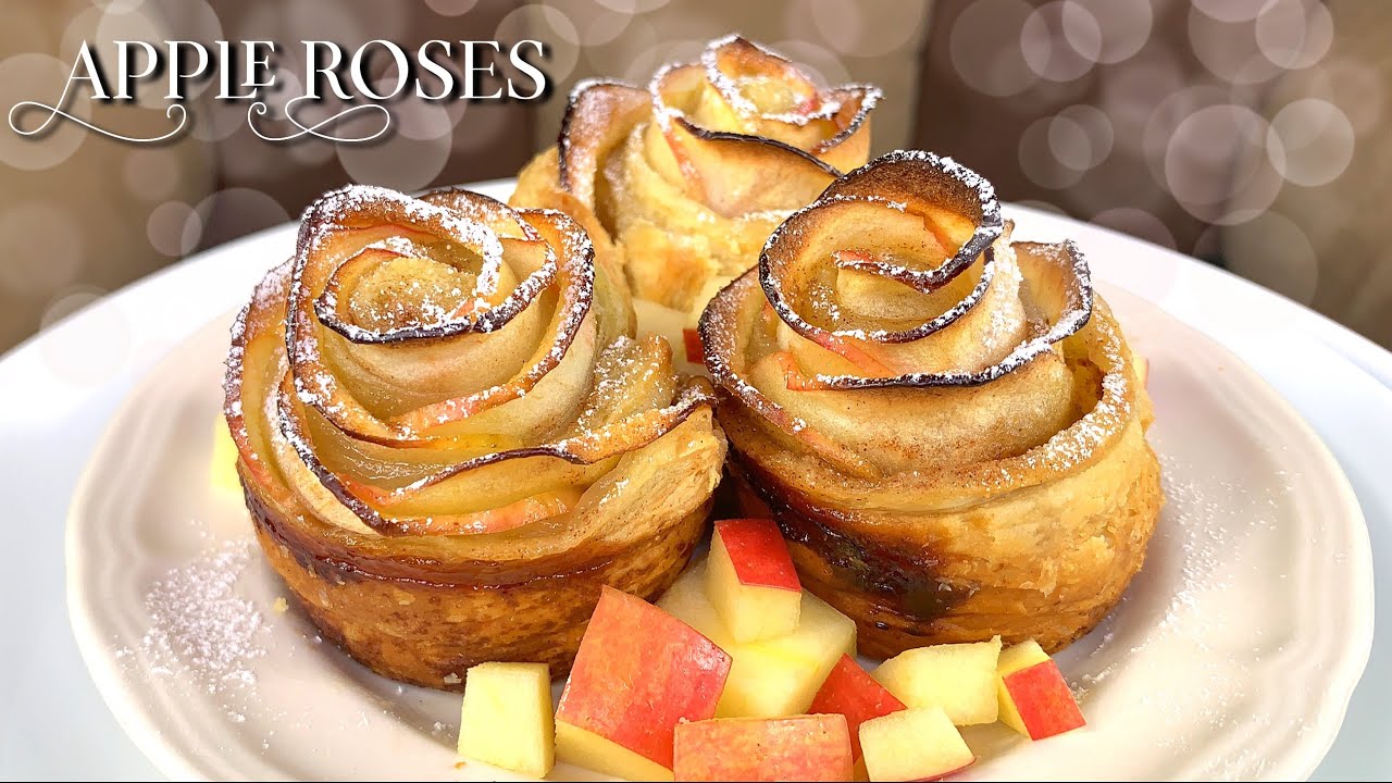 HOW TO MAKE APPLE ROSES WITH PUFF PASTRY!