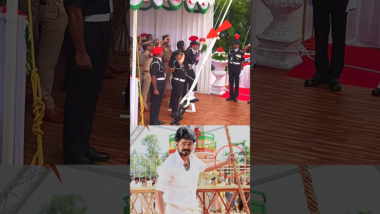 😱ஒரு SECOND- ல CM VIJAY SHOCKING VS STALIN #stalin #cmvijay #independenceday #vijay #thalapathy