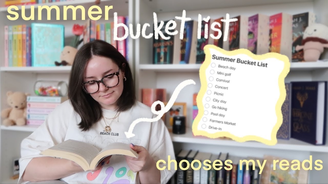 summer bucket list chooses my reads☀️✍🏻🏖️ *spoiler free reading vlog*