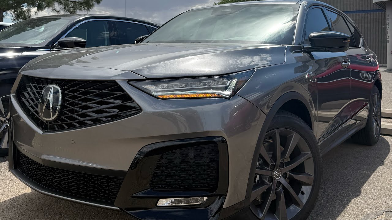 2026 Acura MDX A-Spec - Liquid Carbon Metallic - Red Interior - Walkaround