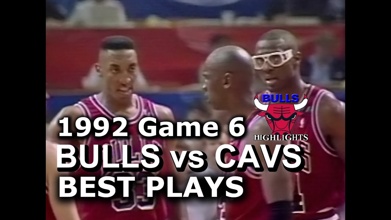 May 29 1992 Bulls vs Cavs game 6 highlights