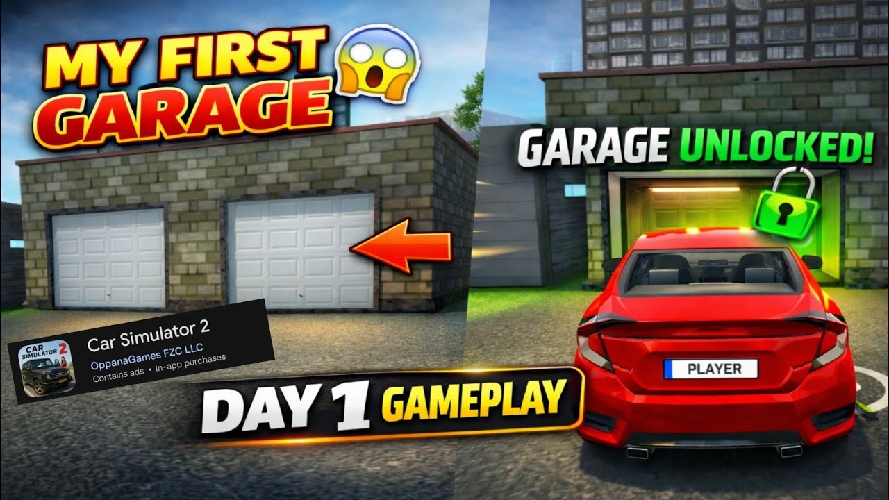 First Day In Car Simulator 2 Game 🙂