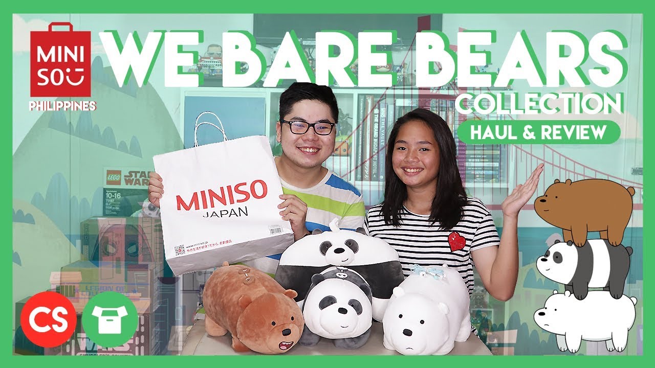 MINISO (PHILIPPINES) WE BARE BEARS COLLECTION HAUL AND REVIEW! | Cholo Sediaren