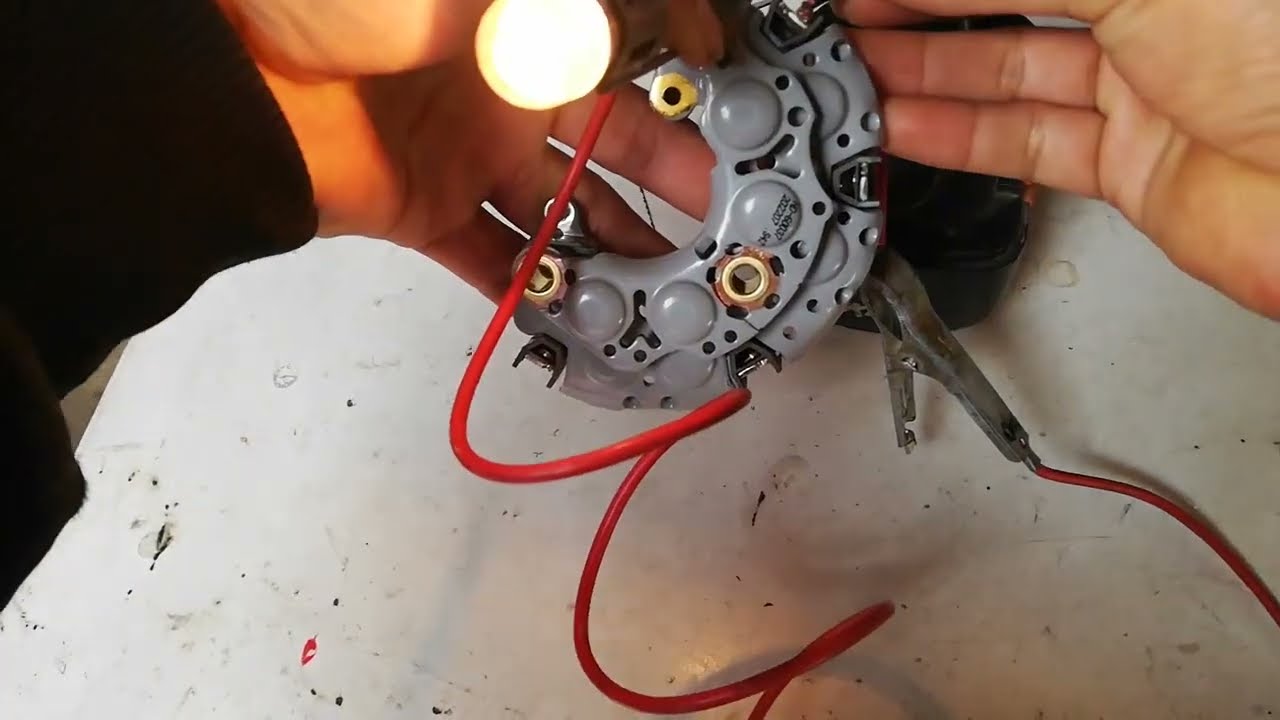 3 formas de verificar un porta diodo de alternador