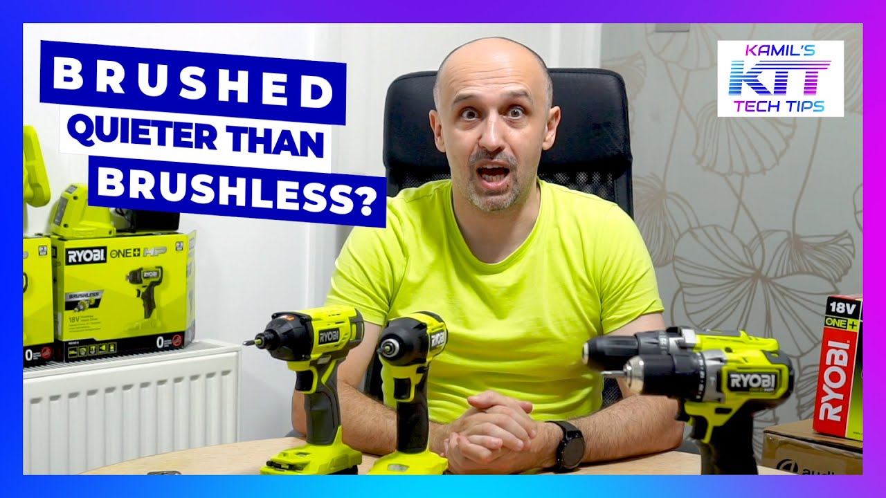 NOISE SURPISE! Brushed vs. Brushless (based on #Ryobi drills and drivers)