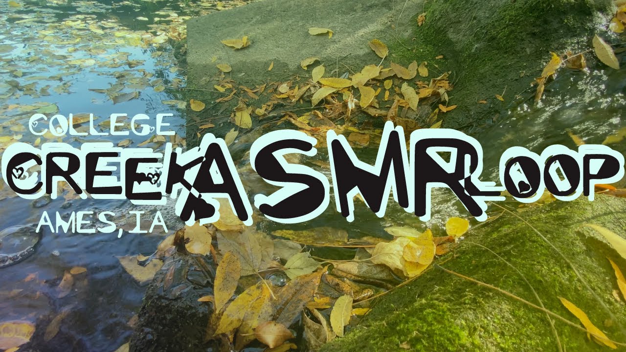 Natural ASMR / Running Creek Water Noise For Relaxation