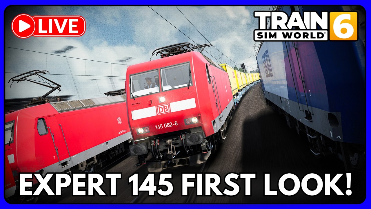 LIVE 🔴| Learning the EXPERT DB BR 145! (FIRST LOOK) | Train Sim World 6