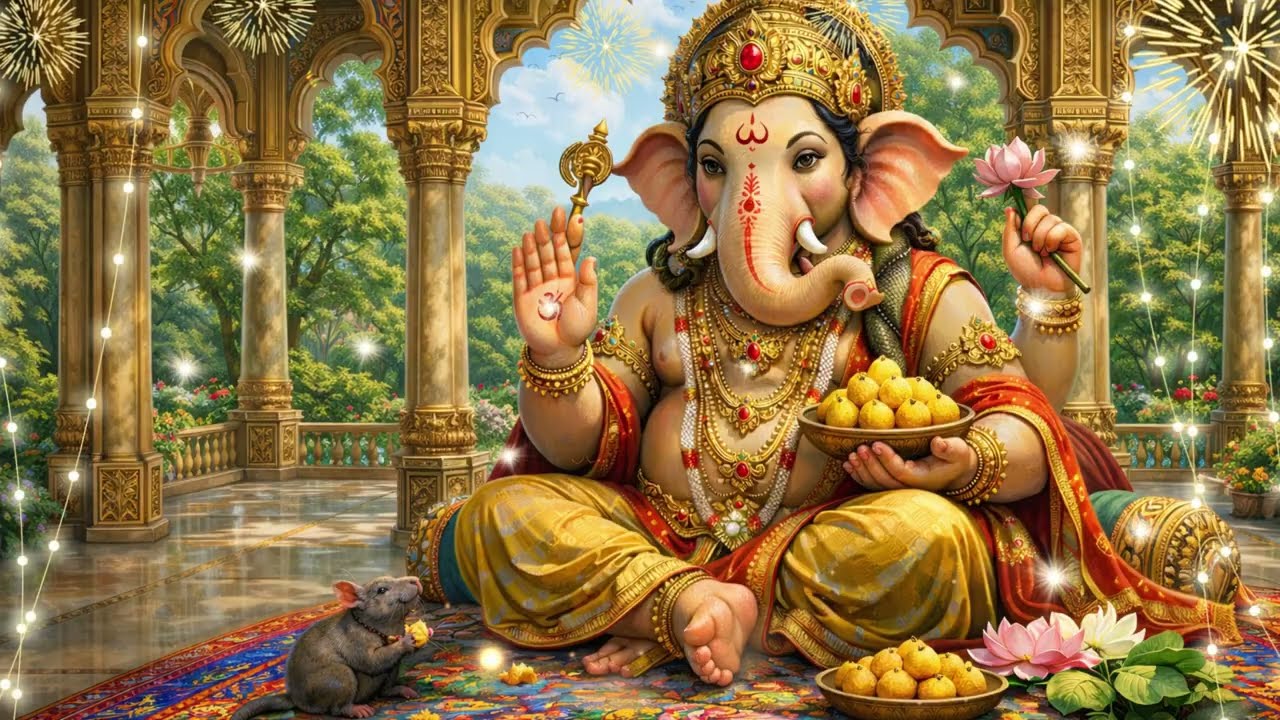 🌼 ॐ गं गणपतये नमः – श्री गणेश का दिव्य मंत्र | विघ्नहर्ता की कृपा 🌼 | Bhakti Marg Online