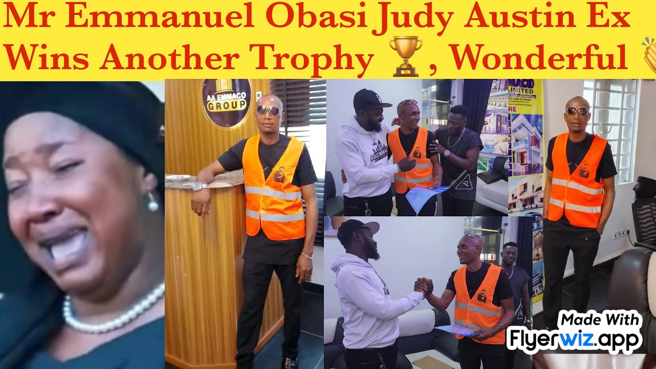 Judy Austin e.x Mr Emmanuel Obasi wins another great trophy that got people talking