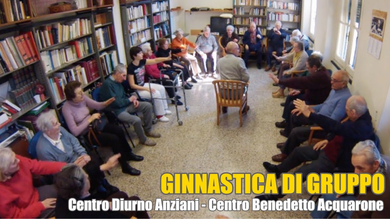 Ginnastica di gruppo al Centro Diurno Anziani