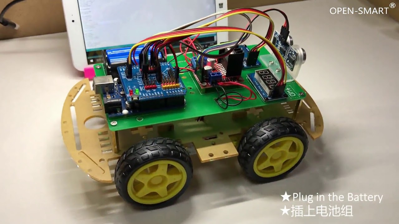 OPEN SMART 4WD Blutooth Control Smart Car 01Tutorial for Arduino