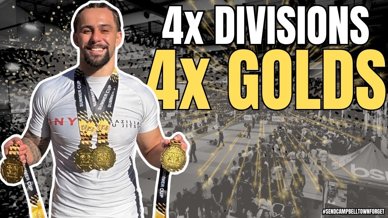 4 Divisions. 4 Golds | Total Domination at NSWBJJF Summer Cup