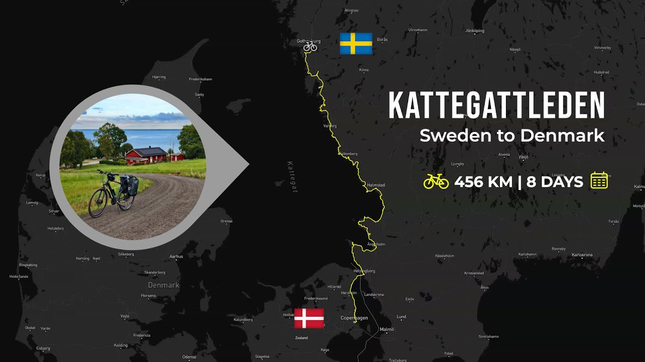 Explore Kattegattleden: 456 KM Cycling Adventure Along the Sweden–Denmark Coast