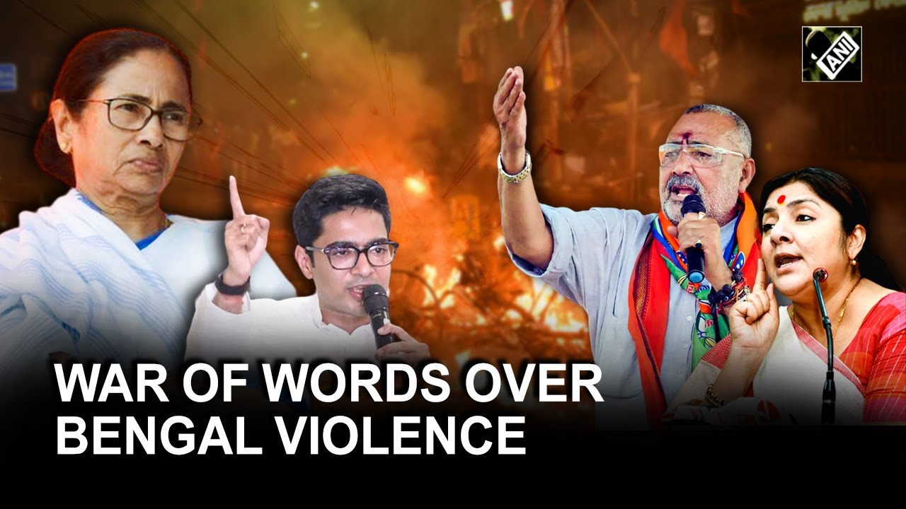 War of words continues between BJP, TMC over Bengal violence on Ram Navami