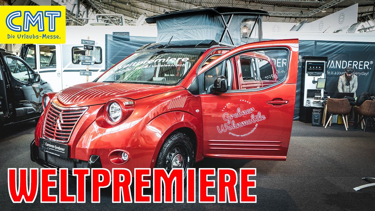 Limitierter E-Minicamper im Retro-Look von Grebner & Vanderer - CMT 2024