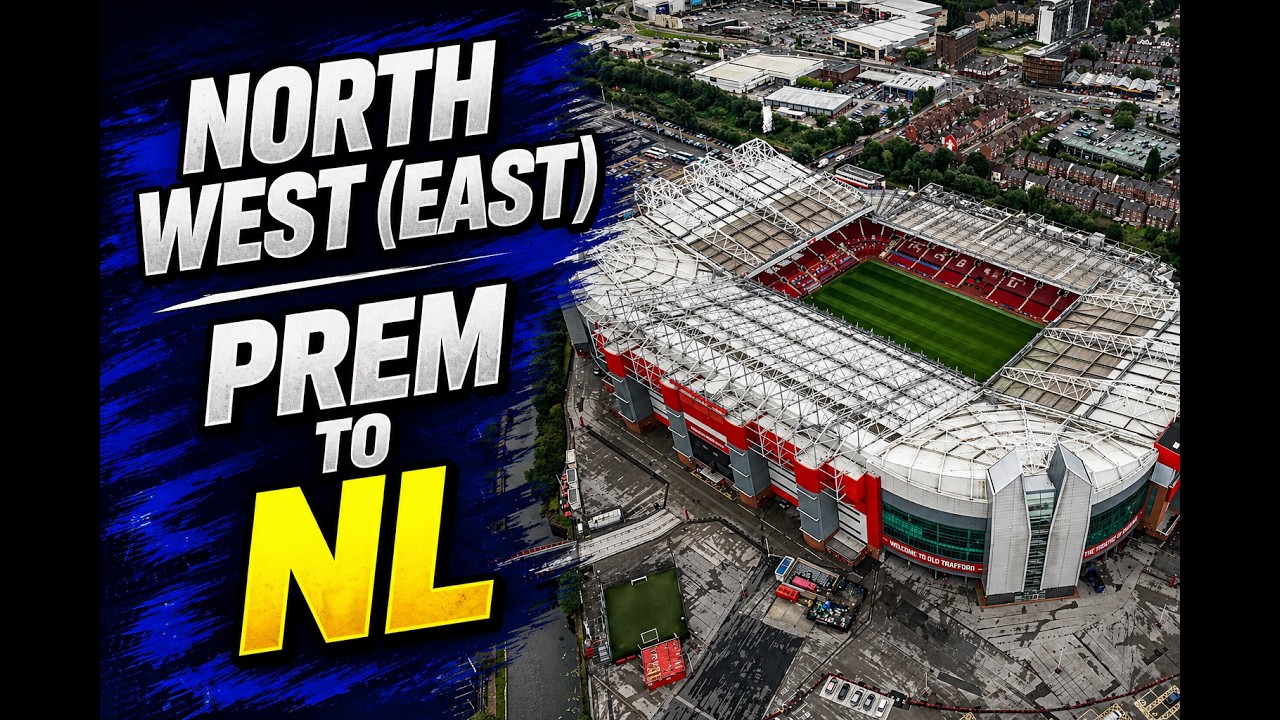 North West England Football Stadiums (East) | Aerial Tour
