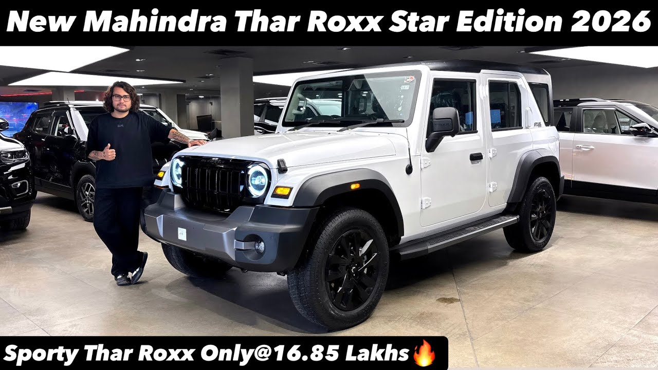 New Mahindra Thar Roxx Star Edition 2026 | NEW SPORTY VARIANT ONLY@16.85 LAKHS | Full review 😍🔥