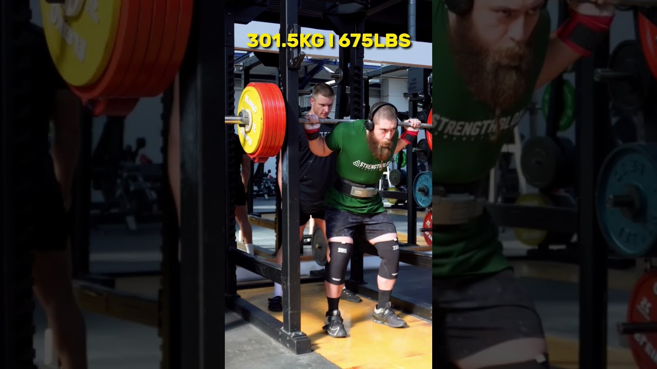 Unofficial German Squat Record -93 kg #powerlifting