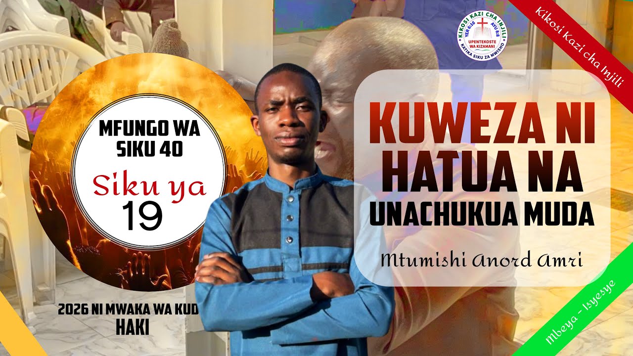 Mtumishi Anord  - Kikosi kazi cha Injili | 19-01-2026