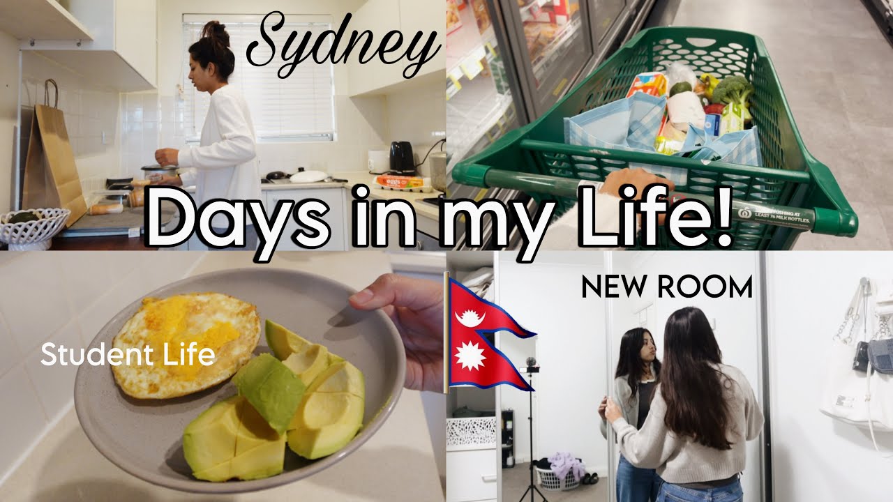 Weekly Vlog 🌱 Life of a Nepali Living in Sydney📍(Room Tour, Photoshoots & Grocery)