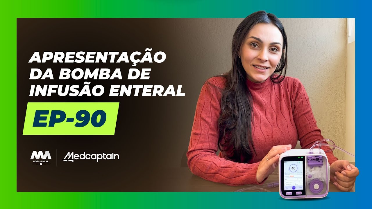 BOMBA DE INFUSÃO PARA DIETA ENTERAL: Conheça a EP-90 da Medcaptain!