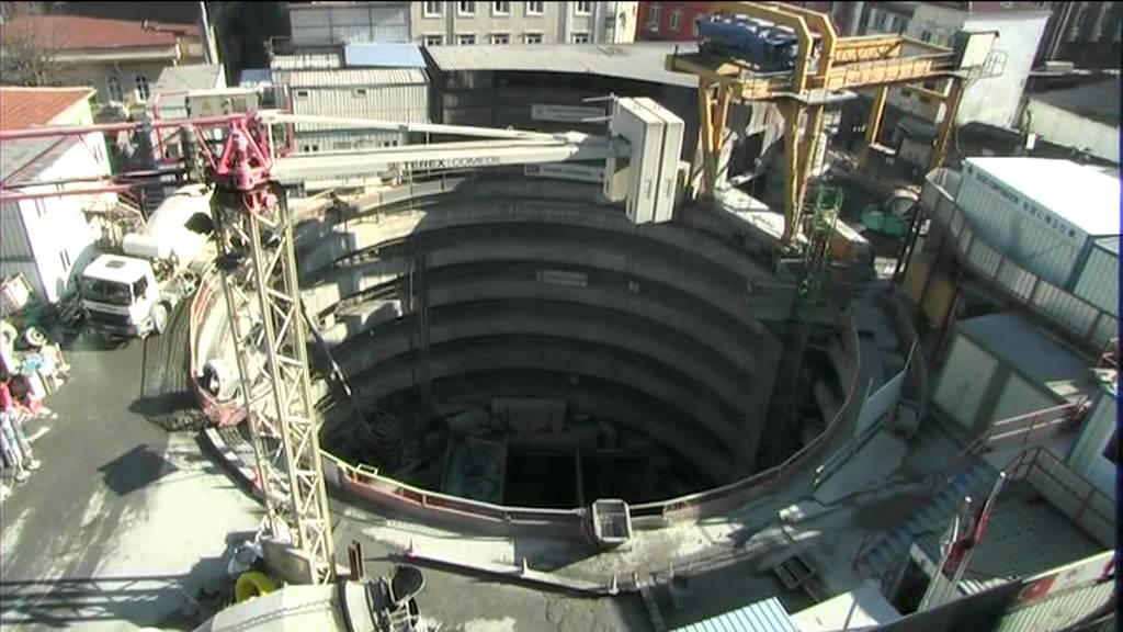 Marmaray Şubat 2012 İnşaat Çalışmaları