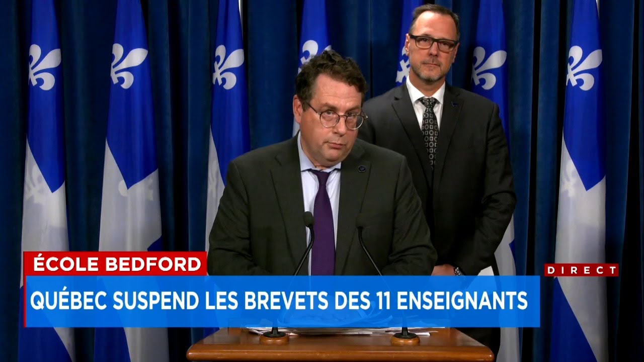 École primaire Bedford: Québec suspend les brevets des 11 enseignants