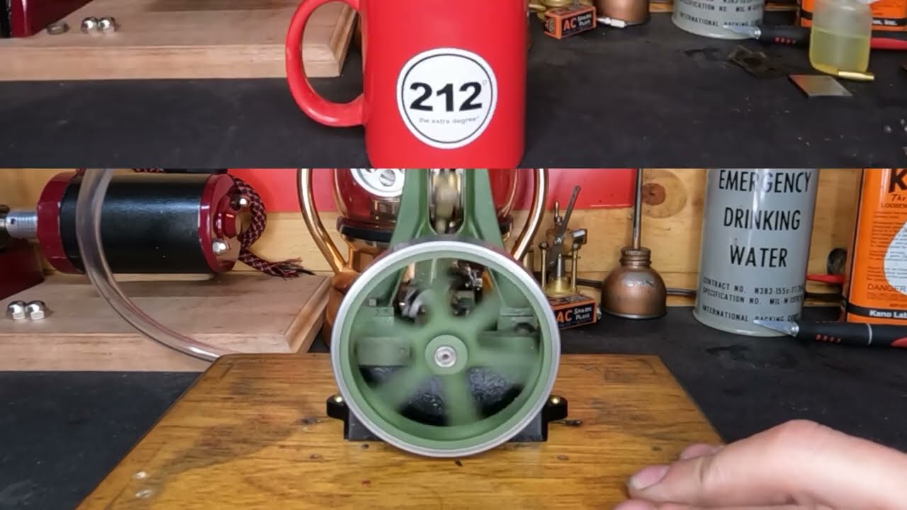 Stuart 10V Steam Engine,  Adding a Piston Ring, Repacking, and Run In.