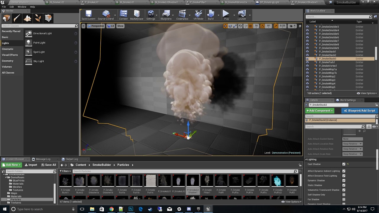 Particles Casting Shadows