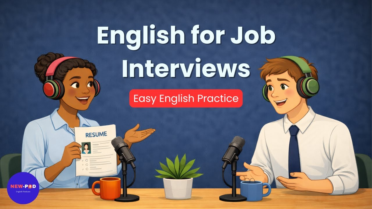 Learn English for Job Interviews | English Podcast for Easy English Practice | New-Pod English