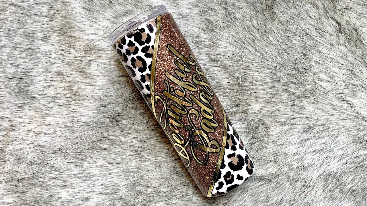 Vinyl Wrap around  tumbler