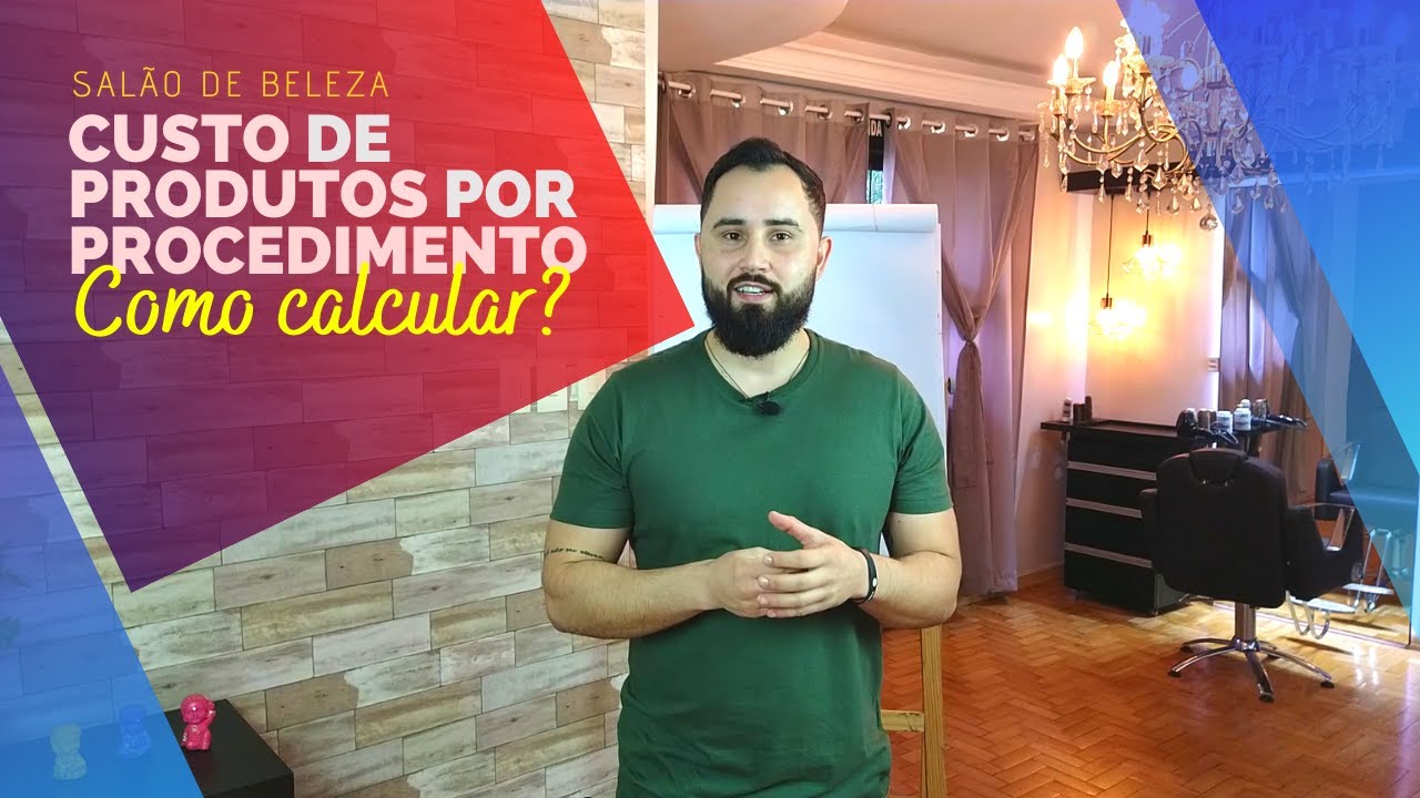 Como calcular o custo dos produtos por serviço realizado em um salão de beleza
