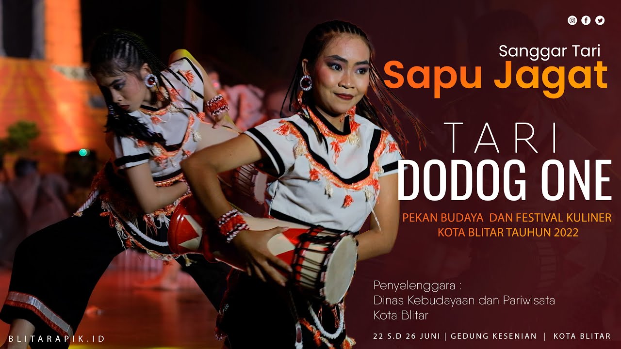 TARI DODOG ONE SANGGAR SAPU JAGAT : PEKAN BUDAYA DAN FESTIVAL KULINER KOTA BLITAR 22 |