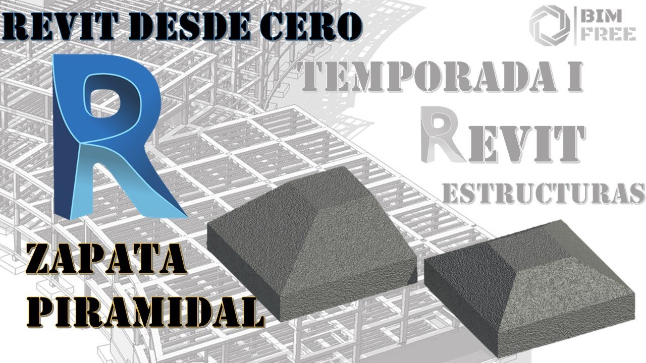 💻REVIT DESDE CERO / COMO CREAR UNA ZAPATA PIRAMIDAL / 