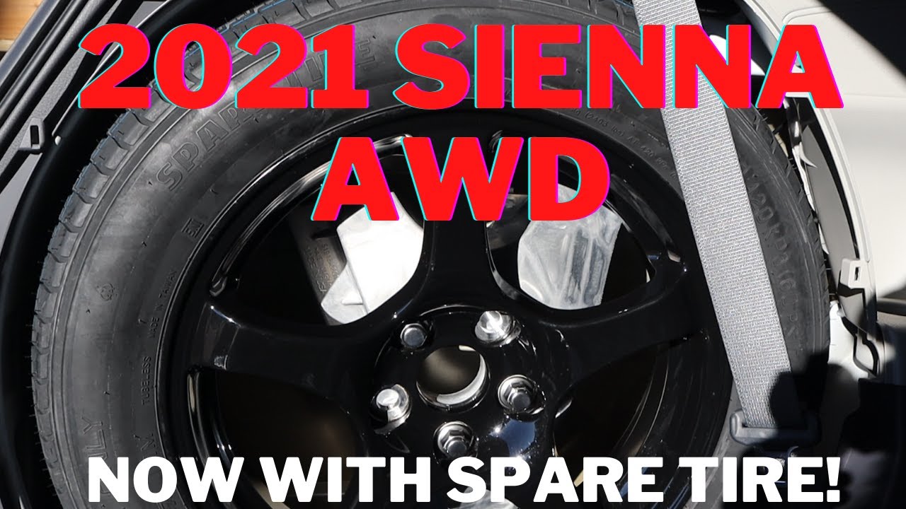 2021 Sienna AWD Spare Tire