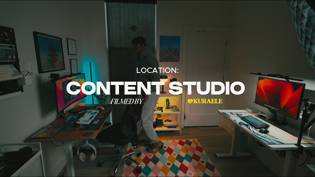 Inside my cozy content studio