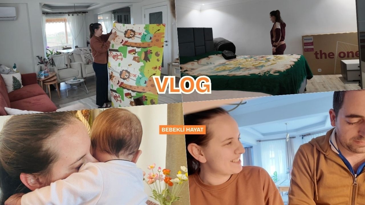 ODAYI DEĞİŞTİRDİK | COSORI’DE YEMEK YAPTIK, KARGOLAR & EV HALLERİ VLOGU 📦☕