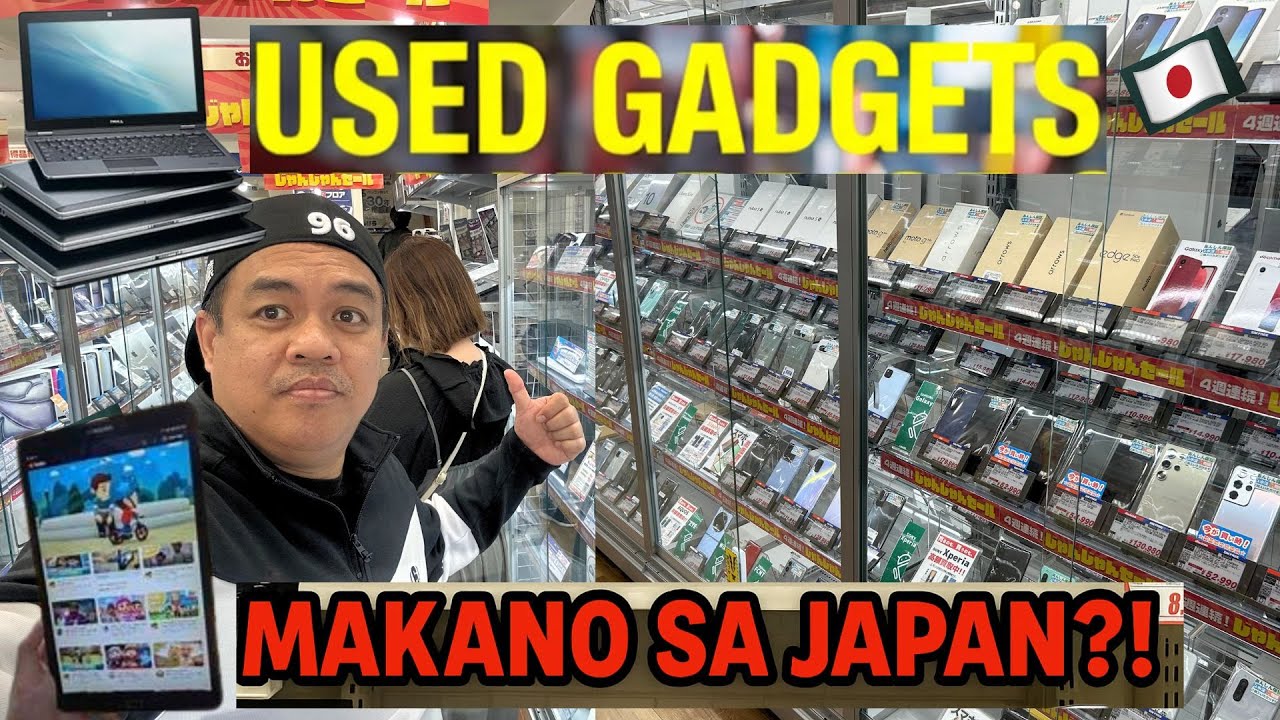 Japan Surplus Gadgets in Kokura Kitakyushu 🇯🇵 | Used Phones & Secondhand Laptops Price Tour 2025