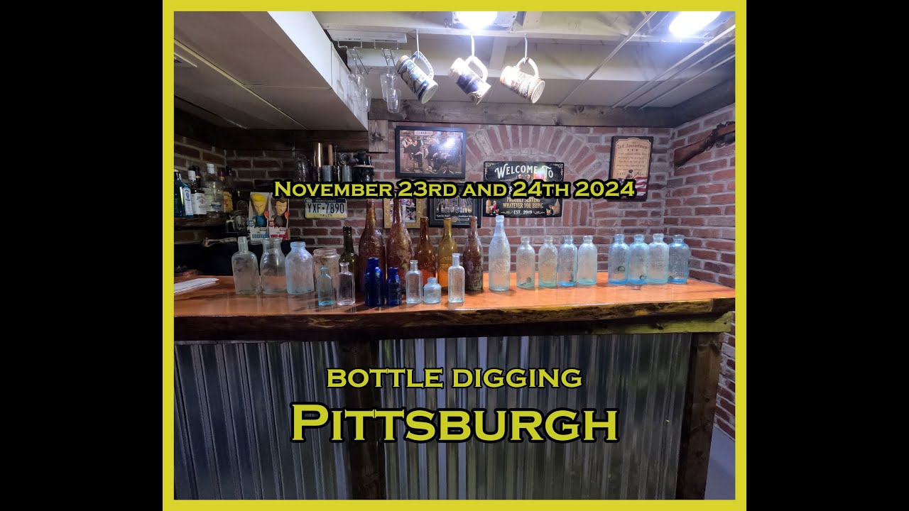 Ep. 28 - November 23rd/24th 2024 Bottle Digging Pittsburgh - more crazy 1800's finds!