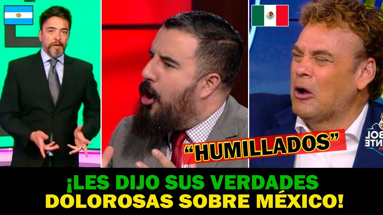 🔴PERIODISTA ARGENTINO NO SE CALLA Y REVIRENTA MEXICANOS en VIVO con VERDADES DOLOROSAS 