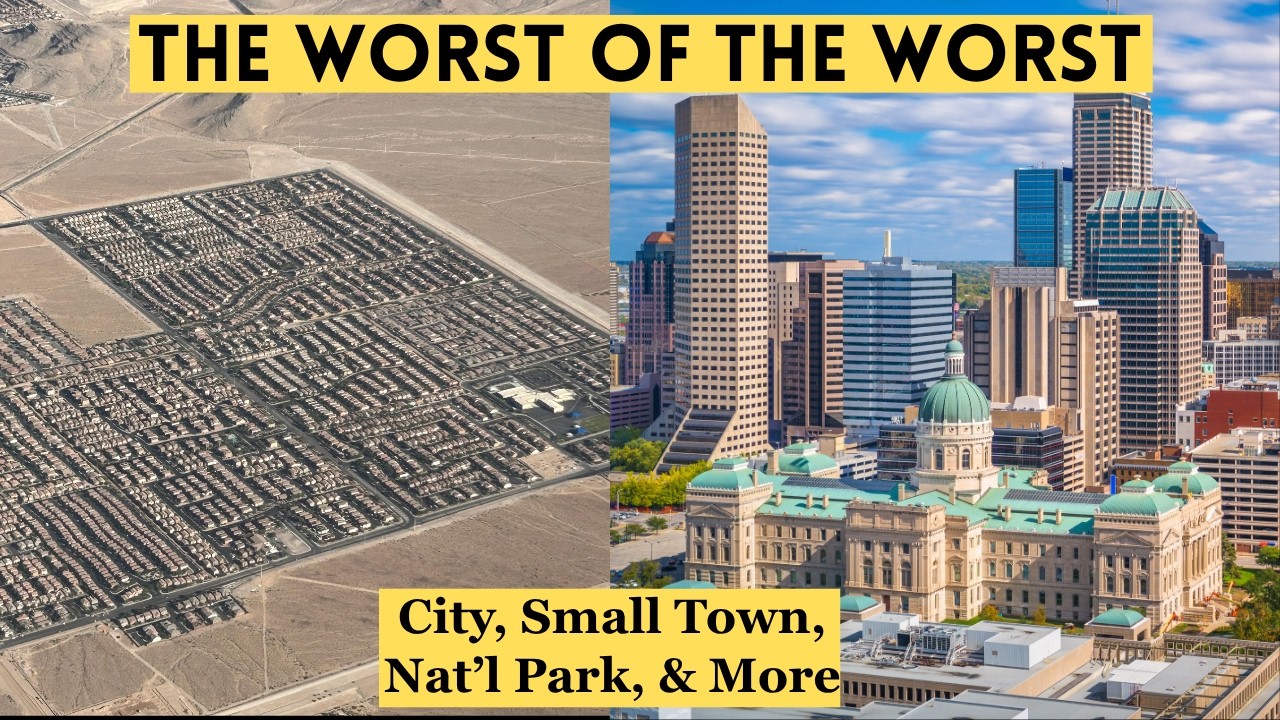 Worst of the Worst in the US: City, Small Town, Suburb, & More