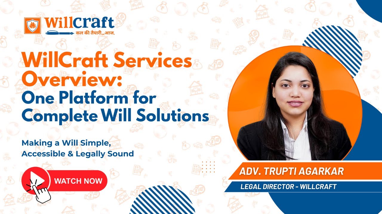 WillCraft Services Overview | How to Make a Legal Will in India (Step-by-Step Guide)