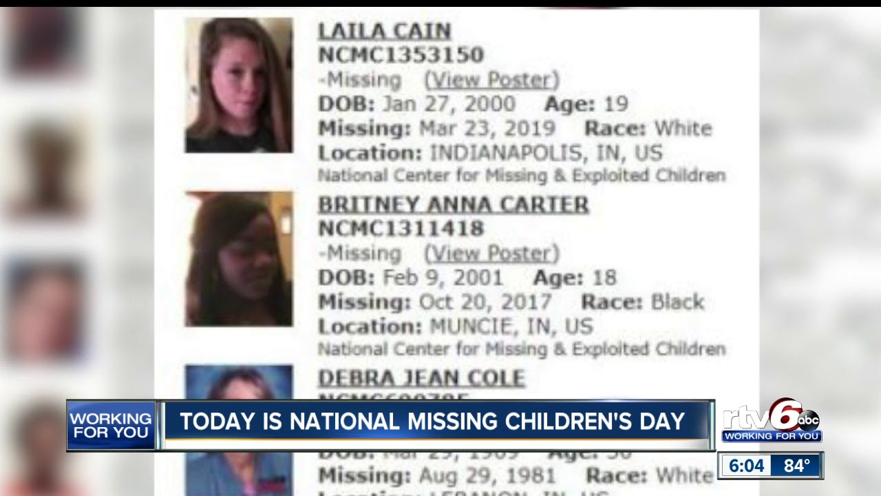 National Missing Children Day 2019: These kids are still missing from Indiana