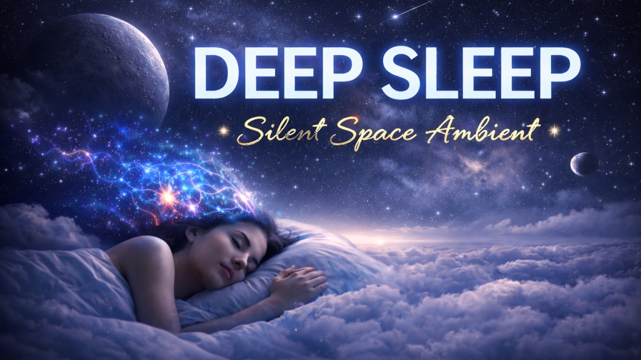 Deep Sleep Music 🌙 Fall Asleep Fast | Silent Space Ambient (Live)